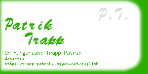 patrik trapp business card